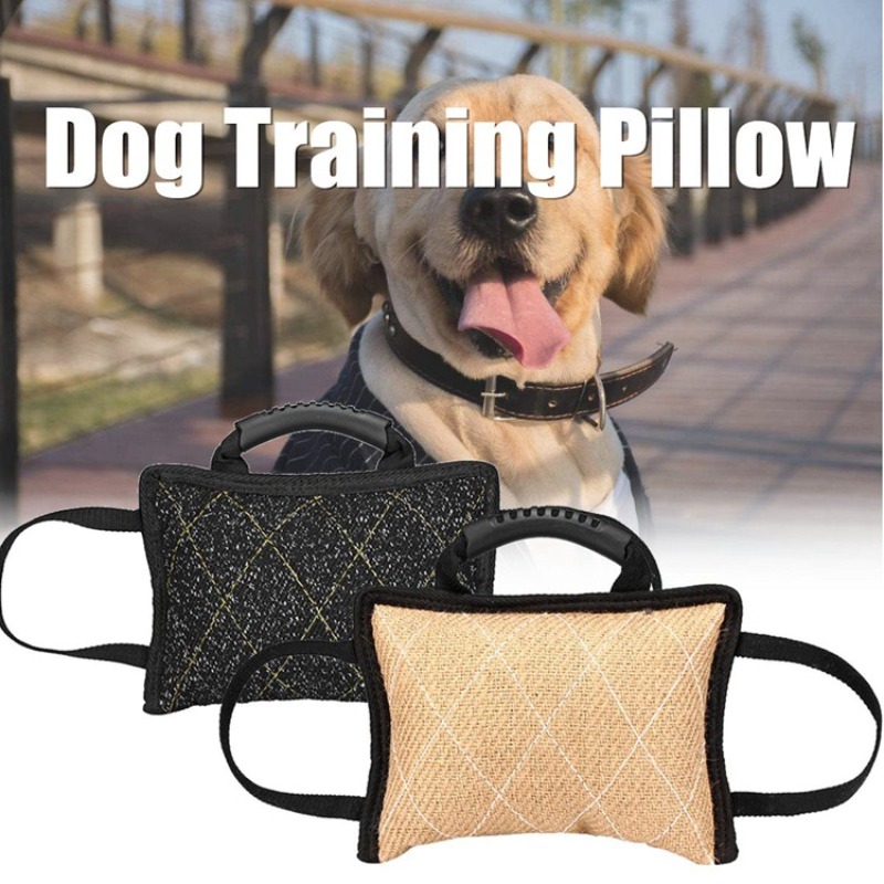 Interactive Squeaky Plush Dog Toy - Brinquedo Durável para Treinamento de Cães