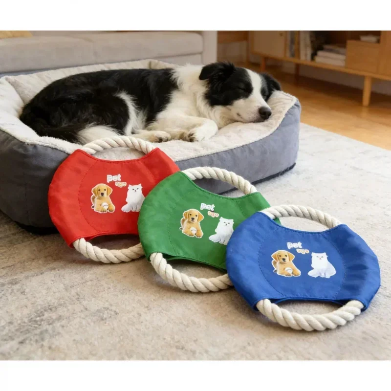 Brinquedo Interativo de Corda  - Flying Disc Dog Training Toy avaliação e preço