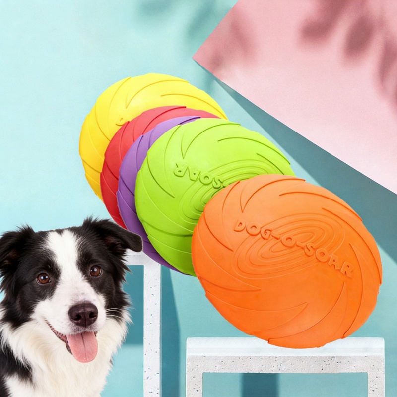 Brinquedo interativo em forma  - Flying Disc Dog Training Toy avaliação e preço