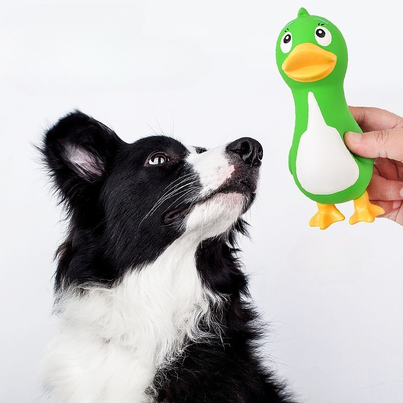 Brinquedo de Látex com Som par - Interactive Squeaky Plush Dog Toy avaliação e preço