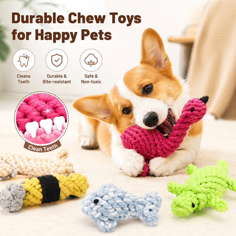 Brinquedos para cães, resisten - Interactive Squeaky Plush Dog Toy avaliação e preço