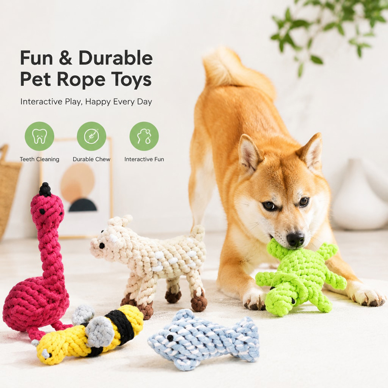 Brinquedos para cães, resisten - Interactive Squeaky Plush Dog Toy avaliação e preço