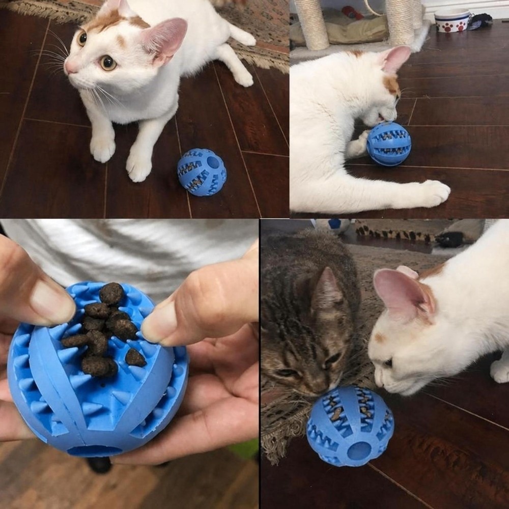 Bola de Borracha para Mastigar - Rubber Treat Dispensing Dog Toy avaliação e preço