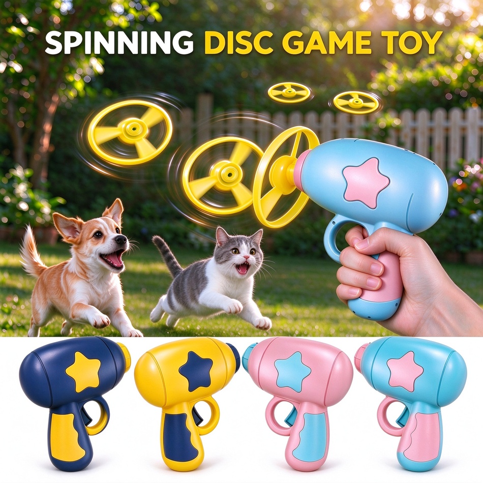 Brinquedo interativo para gato - Flying Disc Dog Training Toy avaliação e preço