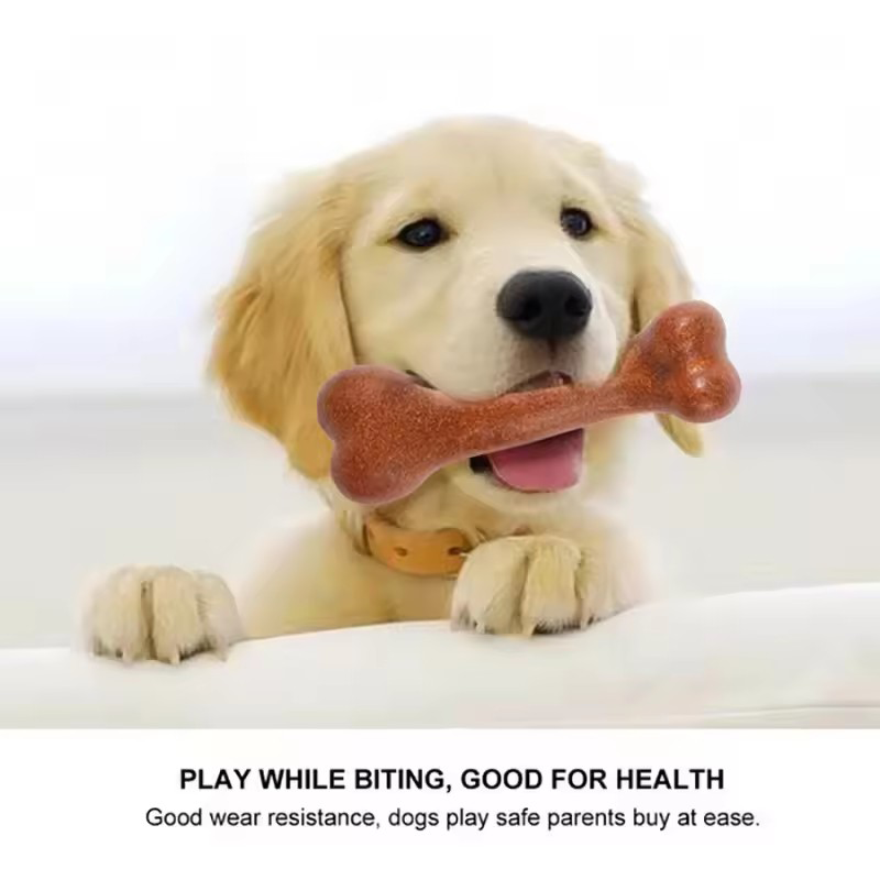 Brinquedo para cães com sabor  - Teeth Cleaning Dog Chew Bone avaliação e preço