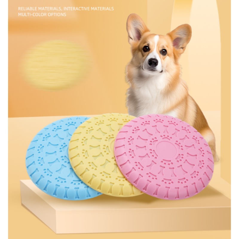 Disco Voador Durável para Cães - Flying Disc Dog Training Toy avaliação e preço